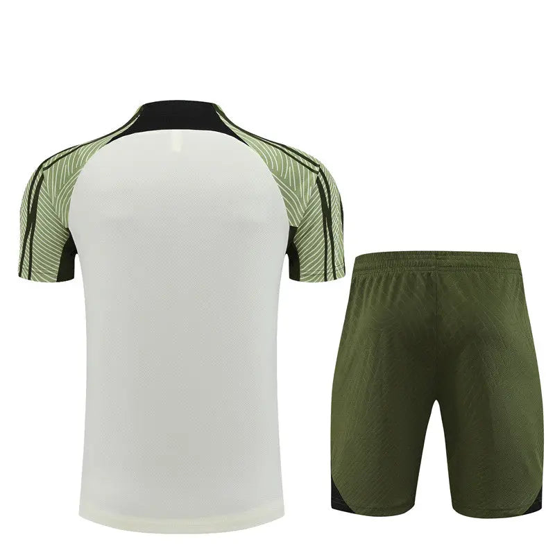 Barcelona Short Sleeve Training Suit For Kids T-shirt/short Football DXB